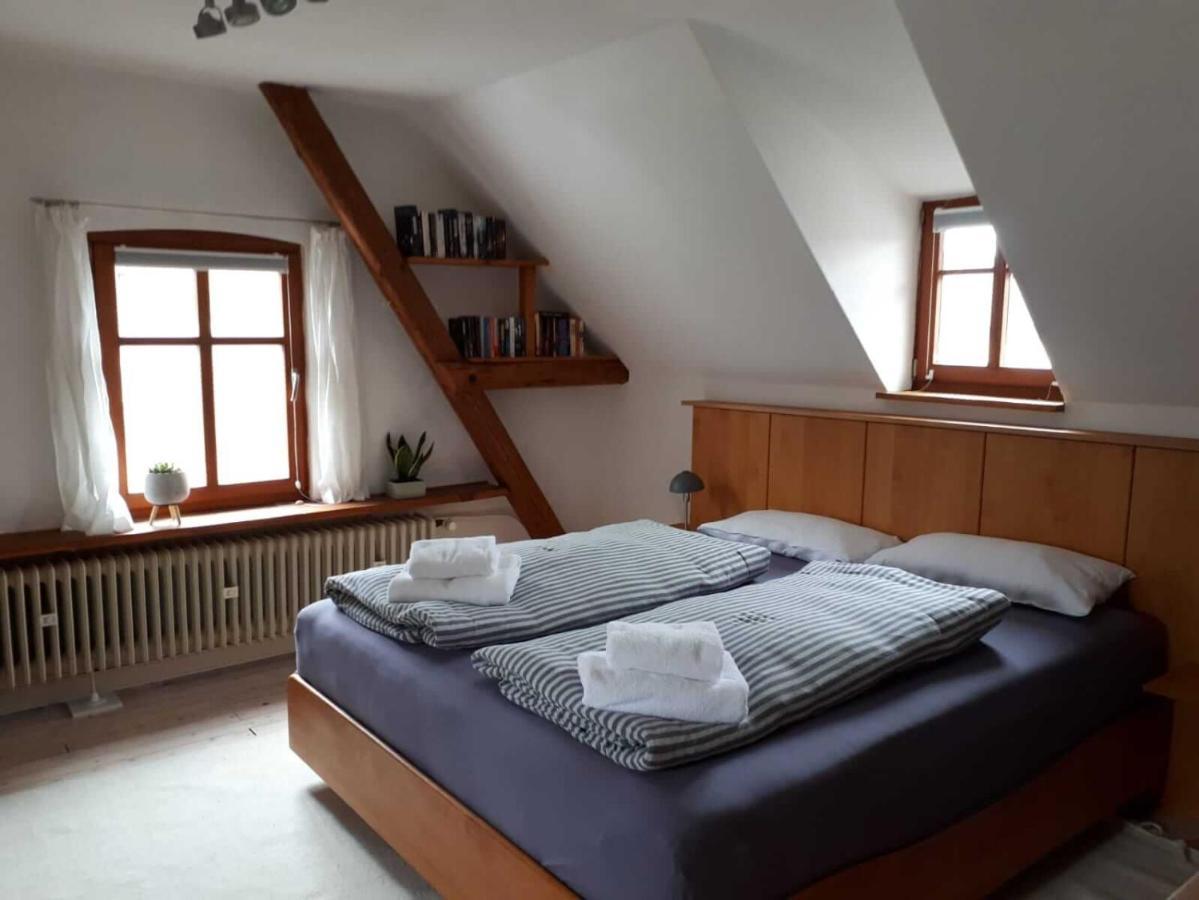 Aeltestes Haus In Quentel - Ferienwohnung 2 Mit Dachterrasse Lichtenau Exterior foto
