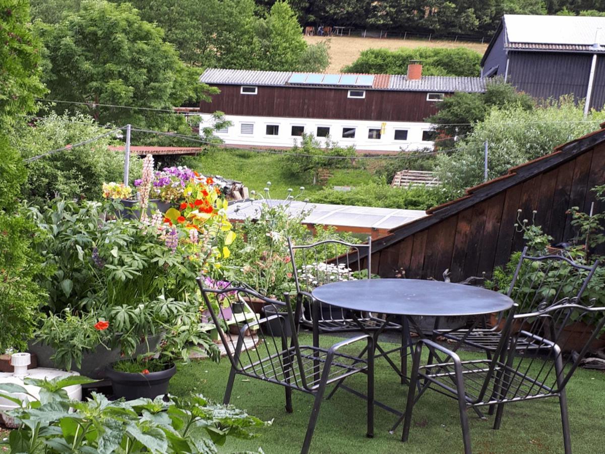 Aeltestes Haus In Quentel - Ferienwohnung 2 Mit Dachterrasse Lichtenau Exterior foto